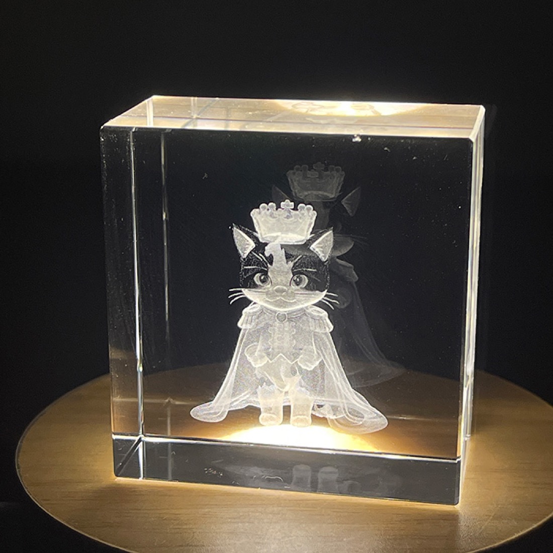 Laserbearbeitete Probe: Kunststoff