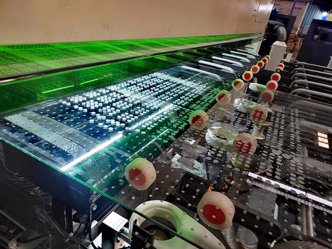Werkstück, gefertigt auf einer Maschine von Glass Lasers