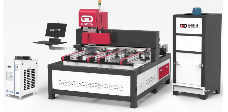 Inline-Laserbohren sauberer Durchgangsbohrungen in Flachglas